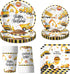 96PCS Construction Birthday Party Supplies,Construction Party Decorations Includes Plates, Cups, Napkins, Truck