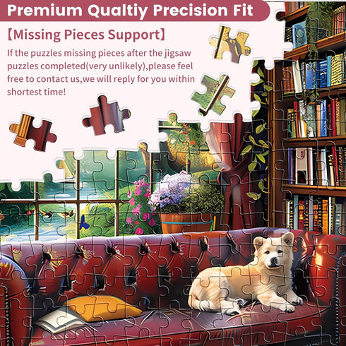 VOLUVOLU 300 300 20.5x15 Pieces Puzzle for Adults - Piece Children Puzzle - Dog Puzzles,Landscape Jigsaw Puzzles