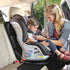 Car Seat Protector Covers for Child Carseat, Waterproof Non-Slip 600D Fabric with Storage Pockets, Large Size (Black)
