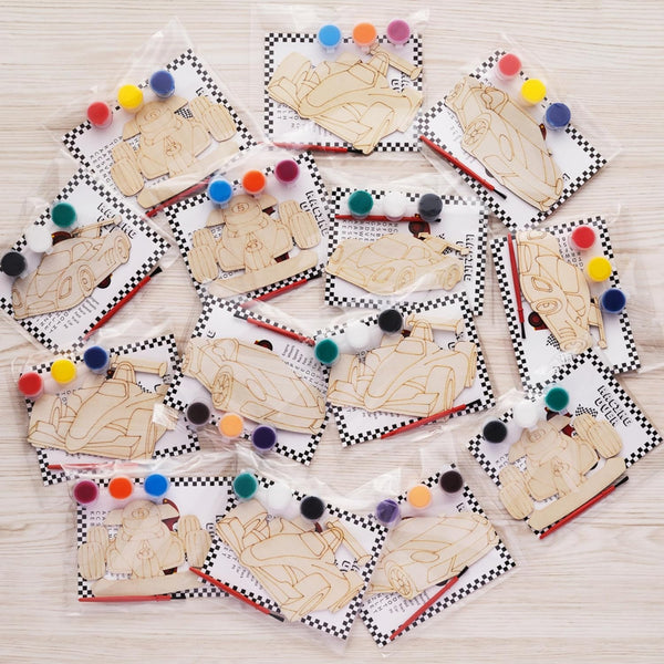 GEECOZYLIFE Thank You for Coming Gifts - 24 PCS Race Car DIY