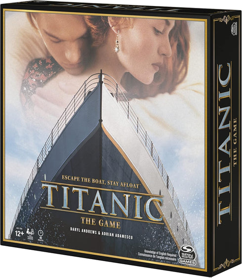 Spin Master Games The Titanic Movie Strategy Party Game for Adults and Kids Ages 12 and Up