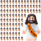 Bememo 100 Pcs Mini Jesus Figures, Original Design Jesus Toys for Hide and Seek, Sunday School Party Favors