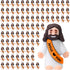 Bememo 100 Pcs Mini Jesus Figures, Original Design Jesus Toys for Hide and Seek, Sunday School Party Favors