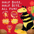 Randimals Plush Toy Stuffed Animal Mix - Bee & Tyrannosaurus Hybrid Soft Animals for Girls & Boys