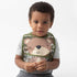 Neat Solutions 2 Pack Water Resistant Toddler Bib Set - Multi Bear & Raccoon