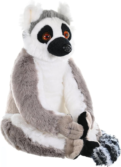 Wild Republic Cuddlekins Ring Tailed Lemur Plush, Stuffed Animal, 12 Inches, Gifts for Kids, Plush Toy