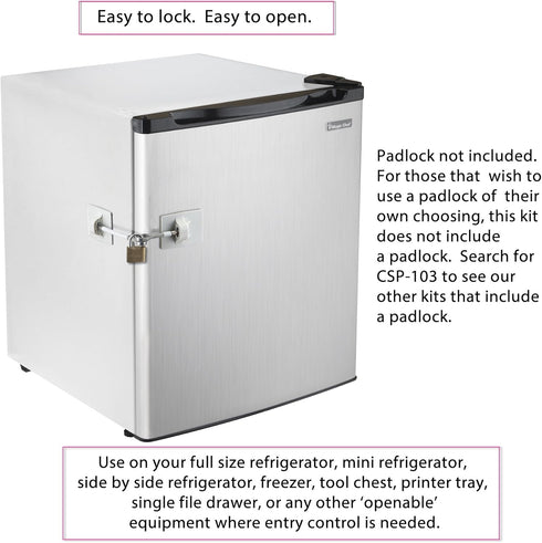 Refrigerator Lock - White Without Padlock
