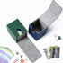 Weewooday 2 Boxes Leather Deck Card Boxes, Large Size for 100 Plus Sleeved Cards, Compatible with MTG TCG