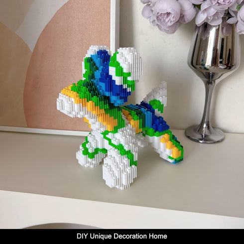 JQARCH Set,DIY Home,2000 Balloon Dog Micro Building Blocks Unique Decoration PCS Building Bricks Compatible with Lego