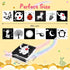 High Contrast Black and White Baby Toys for Newborn, Tummy Time Sensory Toys, Montessori Gifts for 0-12 Months