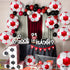 KatchOn Red Soccer Balloons - 18 Inch, Pack of 10 for Soccer Party Decorations