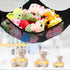 Jumbo Toy Net Hammock for Stuffed Animals, KoHuiJoo Wall Sling Corner Organizer, Black 2 Pack