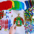 24 Sets Winlyn Christmas Craft Kits Winter Crafts DIY Ugly Sweater Ornaments Decorations Festive Foam Stickers