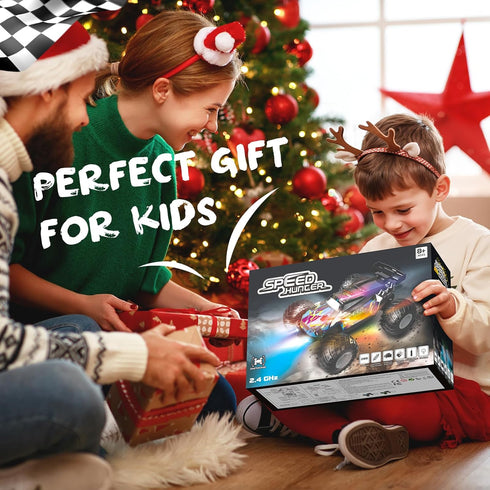 2WD 20 2.4GHz, 2 4-7 8-12, Rcjoyou Remote Control Car, Off-Road Rc Truck, KM/H All-Terrain RC Cars with Headlights