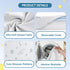 Pack 38"x26", Pack Trifold and Play Mattress N Play Mattresses with Dual Sided Soft & Firm Memory Foam Foldable