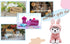 BABOLI 10 Inches Cuddly Husky Stuffed Animals Soft Toys with Adorable Bunny-Style Clothes Super Cute Husky Dog Plush