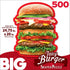 RoseArt Big Shaped Juicy Burger 500 Piece Jigsaw Puzzle for Adults