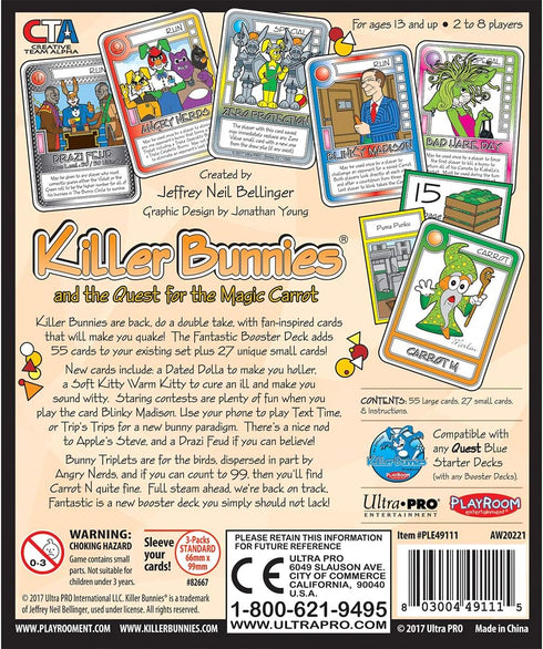Playroom Entertainment Killer Bunnies Fantastic Booster Board Games