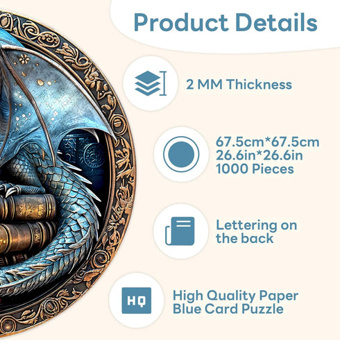 1000 1000 3D (26.6 26.6in) Round Puzzles for Adults Pieces, Hard Difficult Challenging Puzzles for Adults, Ancient