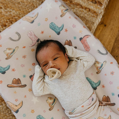 Cheyenne Premium Knit Diaper Changing Pad Cover - Soft and Stylish