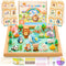 Shuttle Art Air Dry Clay for Kids - Zoo Town, 55 PCS