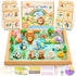 Shuttle Art Air Dry Clay for Kids - Zoo Town, 55 PCS