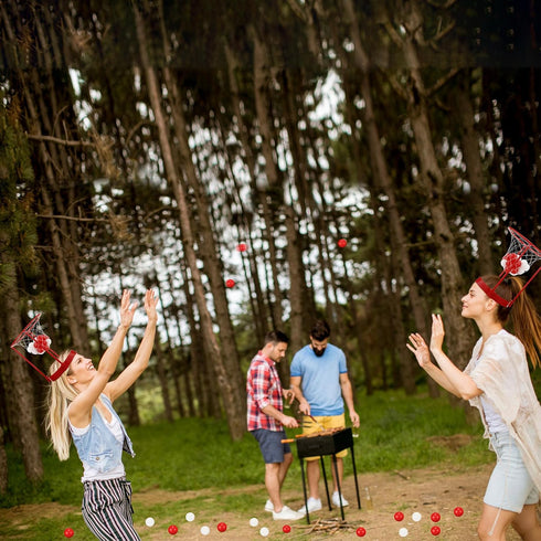 Outdoor Lawn Carnival Games, Shaking Swing Balls, Head Hoop Basketball, Party Games for Family Reunions