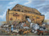 Bits and Pieces - 1000 Piece Jigsaw Puzzle for Adults 20" x 27" - Noah's Arc by Artist Ruane Manning - Biblical Boat