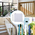 CM Child Safety Rail Net - Balcony Protective Mesh Guard with Zip Ties for Baby Pets Indoor Outdoor Use