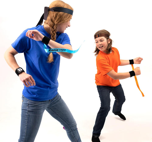 Active Ribbon-Snatching Party Game - Fat Brain Toys Ribbon Ninja for Kids & Teens