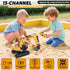 13 3-5 4-7 8-12 2.4Ghz Shemira Remote Control Excavator, Channel RC Excavator Toy for Boys Year Old, RC Construction
