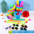 Tanlade 75 Pcs End of Year Students Gift, Kids Beach Pool Party Favors Sand Buckets Shovels Neon Sunglasses Inflatable