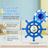 1 Baby Suction Spinner Toys for Bathtub, Silicone Toddler Bath & High Chair Toys for Year Old Boy/Girl Birthday Gift
