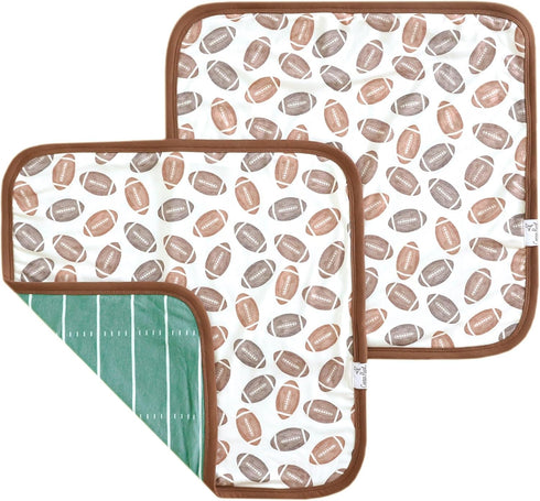 Copper Pearl Baby Security Blanket Set of 2 - Portable Size for
