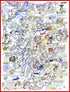 1000 Piece Jigsaw Puzzle - Comical Map of Scotland Artwork by Tim Bulmer - Colorful 66cm X 50cm Funny Jigsaw Puzzles