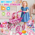 12 Set 3 4 5 6 26pcs Pillow/Highchair/2 3-5-7 Golray in Baby Doll Toys with Stroller for Year Old Girl - Babydoll