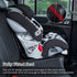 Siivton Car Seat Protector for Child Car Seat - Non-Slip, Waterproof with 2 Mesh Pockets (Black)