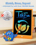 TEKFUN 10IN LCD Writing Tablet for Boys Girls, Magic Doodle Board with Anti-Lost Stylus, Mess Free Coloring (Orange)