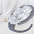 TANOFAR Infant Car Seat Head Support, Soft Baby Carseat Head & Body Support, Grey Elephant Baby Car Seat Insert Cushion