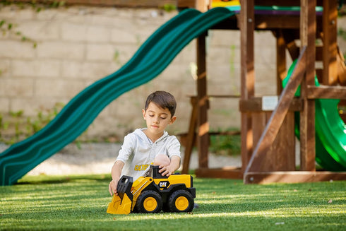 CAT Construction Toys, 16" Steel Front Loader Toy, Durable Educational Toy for Boys Ages 3+
