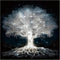 PPuzzling Glowing Tree of Life Puzzle for Adults 1000 Pieces, Fantasy Forest White