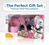 Set, 11 Set Kids Stainless Steel Play Kitchen Piece Pretend Play Pots and Pans Toy Cookware with Utensils & Pot Holder