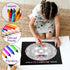 1000 1000 Pieces,1000 3D Antelope - Piece Rainbow Puzzle for Adults, Hue Wormhole Jigsaw Puzzles Piece Round Puzzles