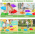 ABERLLS Stepping Stones for Kids, Turtle Balance Climbing Toys for Ages 3-7, Outdoor Indoor Sensory Play, Obstacle