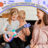 Kids Guitar 10" Musical Toy Guitar, Classical Mini Toddler Ukulele with 2 Extra Harmonica and 2 Guitar Picks, Dinosaur