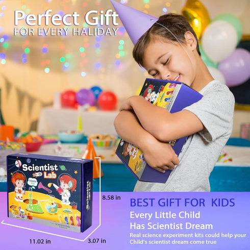 6-8-12, 70 60+ 6-12 Kids Science Kit STEM Toys - Science Kits for Kids Age Science Lab Experiments Educational Games