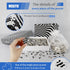 MISITU 1000 Pieces Jigsaw Puzzles for Adults, Black and White Strips, Challenging Abstract Puzzles, 28 x 20 inch