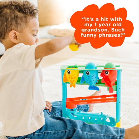 Move2Play Feed The Fish Interactive Baby Toy, Birthday Gift for Boys & Girls, 1 Year Old
