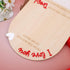 PATRDIO My First Valentine Footprint Wooden Board - Gender Revealing Wooden Decoration, Diy Footprint Wood Craft, Our