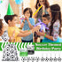 48 Pcs Soccer Party Favors Supplies, 12 Soccer Silicone Bracelets, 12 Drawstring Treat Bags, 12 Mini Stress Balls, 12